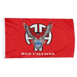 Red Falcons Flag  1-325 AIR BN Flag Banner