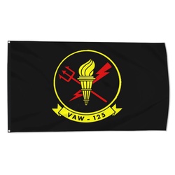 Carrier Airborne Early Warning Squadron 125 (US Navy) Flag Banner