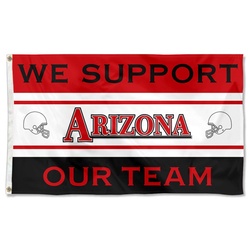 We Support Our Team Arizona Flag Banner