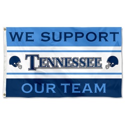 We Support Our Team Tennessee Flag Banner