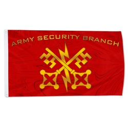 Army Security Branch (USAR) Flag Banner