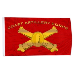 Coast Artillery Corps Flag Banner