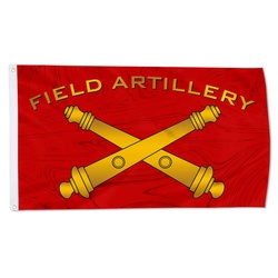 Field Artillery Flag Banner