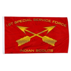 Indian Scouts  1st Special Service Force Flag Banner