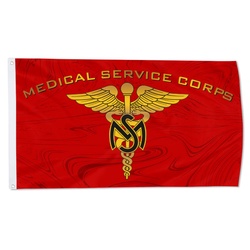 Medical Service Corps Flag Banner