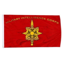 Military Intelligence Corps Flag Banner