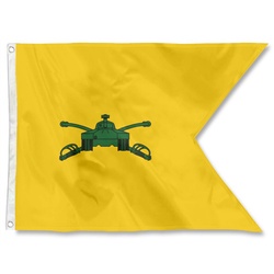 Custom Guidon Banner US Army Armor Branch Flag Double Sided