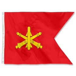 Custom Guidon Banner US Army Artillery Branch Air Defense Artillery Flag Double Sided