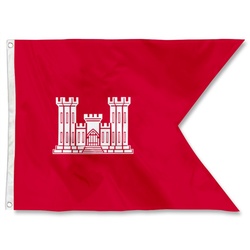 Custom Guidon Banner US Army Engineers Corps Flag Double Sided
