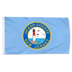 The Ocean County, New Jersey Flag Banner
