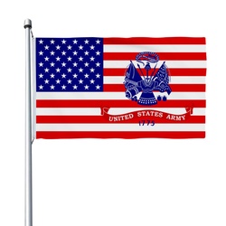 USA & Army flag Banner