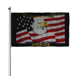 Defenders Of Our Freedom Fallen Heroes Flag Banner