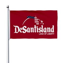 DesantisLand Flag  Land Of Liberty Flag Banner