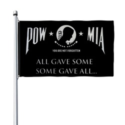 POW MIA Flag  All Gave Some, Some Gave All Flag Banner