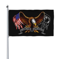 USA & POW MIA Flag Banner