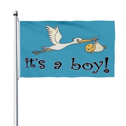 It is A Boy Flag Banner