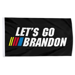Let us Go Brandon Nascar Inspired Flag Banner 1
