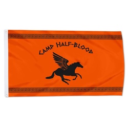 Camp Half-Blood Flag Banner Percy Jackson Camp Half-Blood Flag Banner