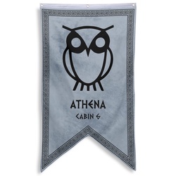 Camp Half Blood Cabins Pennant Flag Cabin 6 Athena Banner