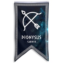 Camp Half Blood Cabins Pennant Flag Cabin 8 Artemis Banner