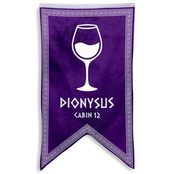 Camp Half Blood Cabins Pennant Flag Cabin 12 Dionysus Banner