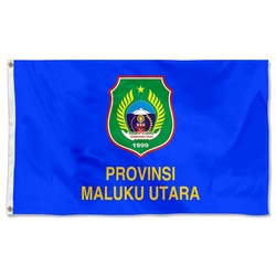 North Maluku Province, Indonesia Flag Banner