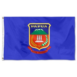 Papua Province, Indonesia Flag Banner