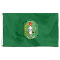 West Kalimantan Province, Indonesia Flag Banner