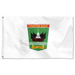 West Sumatra Province, Indonesia Flag  Banner