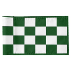 Standard Golf Flag Double Side Checkered Golf Pin Flag Banner Green