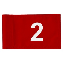 Standard Golf Flag Double Side Number 2 Golf Pin Flag Banner