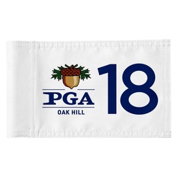 Standard Golf Flag Double Side PGA 18 Championship Golf Pin Flag Banner White