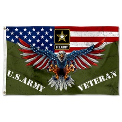 U.S. Army American Eagle Veteran Flag American Eagle Veteran Banner