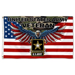 U.S. Army American Eagle Veteran Flag American Eagle Veteran II Banner