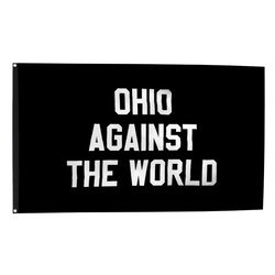 Ohio Against The World Flag Black Banner