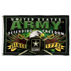 US Army Flag - Defending Freedom Flag Banner