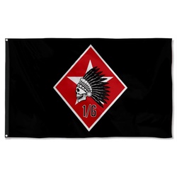 1st Battalion 6th Regiment Flag Banner