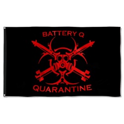 5th Battalion 11th Q Battery Flag Banner