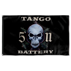 Tango Battery 5th Battalion 11th Flag Banner