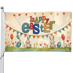 Happy Easter Flag Banner 9