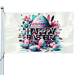 Happy Easter Flag Banner 16