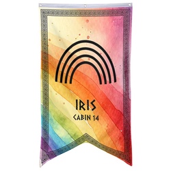 Camp Half Blood Cabins Pennant Flag Cabin 14 Irıs Banner
