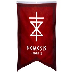 Camp Half Blood Cabins Pennant Flag Cabin 16 Nemesis Banner