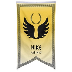 Camp Half Blood Cabins Pennant Flag Cabin 17 Nike Banner