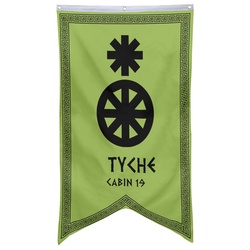 Camp Half Blood Cabins Pennant Flag Cabin 19 Tyche Banner