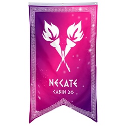 Camp Half Blood Cabins Pennant Flag Cabin 20 Hecate Banner