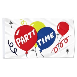 Party Time Flag Banner