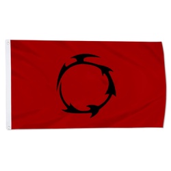 Mandalorian Mysteries Flag Banner