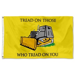 Tread on those who tread on you Flag banner