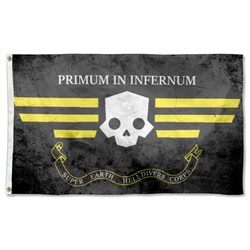 Helldivers Corps Flag Banner